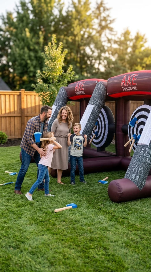 Is Inflatable Axe Throwing Safe for Kids? The Complete 2026 Parent's Guide