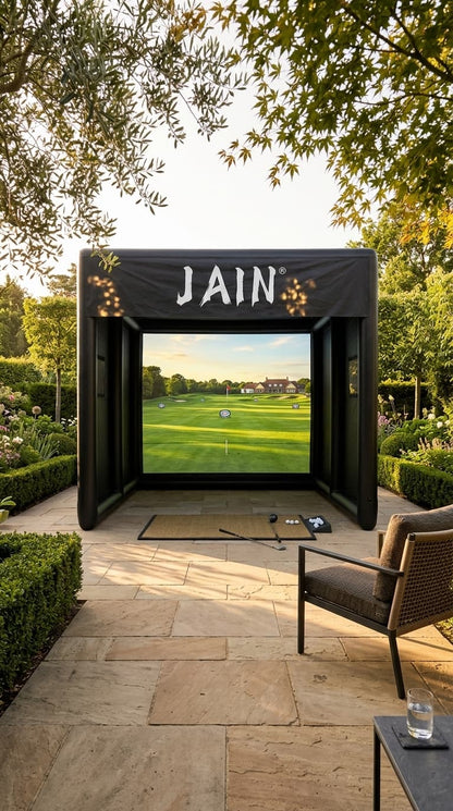 Inflatable Golf Simulator Enclosure Tent – Pro Series with Impact Screen