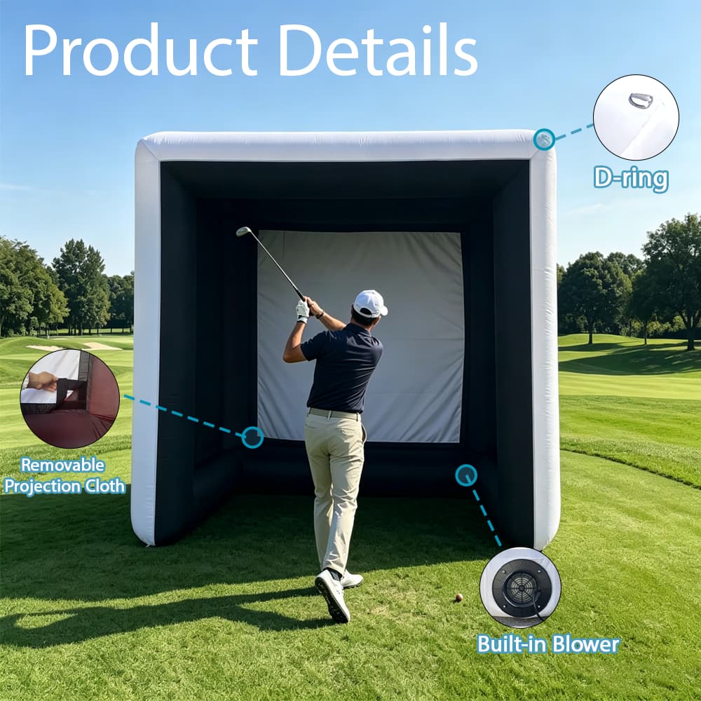 Portable Golf Simulator Enclosure - Lite Edition